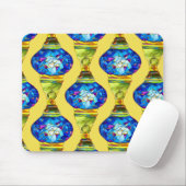 ブルーターキッシュランプモザイクアートウォーターカラー マウスパッド (マウス)