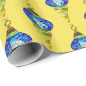 ブルーターキッシュランプモザイクアートウォーターカラー ラッピングペーパー (ロールコーナー)