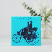 ブルーターキーを集めたViNTAGE車 招待状 (スタンド正面)