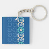 ブルーターコイズの静謐 キーホルダー (裏面)