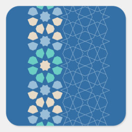 ブルーターコイズの静謐 スクエアシール