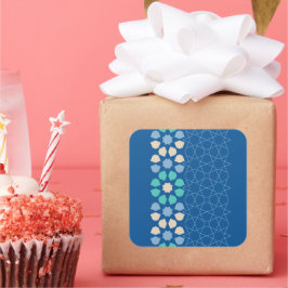 ブルーターコイズの静謐 スクエアシール