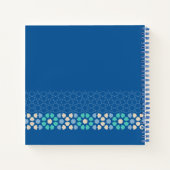 ブルーターコイズの静謐 ノートブック (裏面)