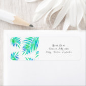 ブルーターコイズパームフロンズ ラベル (インサイチュ)