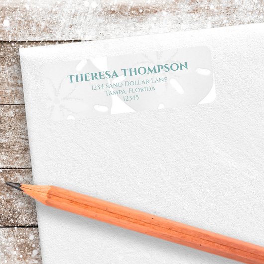 ブルーターコイズビーチサンドドカスタムル ラベル