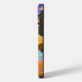 ブルーターコイズ海サンセット iPhoneケース (左側面)