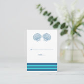 ブルーターコイズ航海のシーシェル座席表 プレイスカード (スタンド正面)