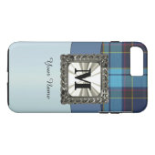 ブルータータンチェックプライドパーソナライズされたモノグラム Case-Mate iPhoneケース (裏面(横))