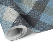 ブルータータンチェックラッピング紙 ラッピングペーパー (ロールコーナー)