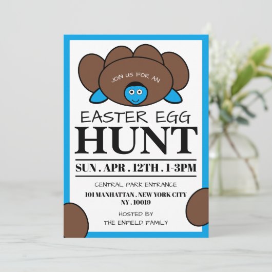 ブルータートルエッグ、イースターエッグ狩り 案内状 (スタンド正面)