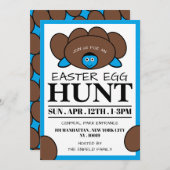 ブルータートルエッグ、イースターエッグ狩り 案内状 (正面/裏面)