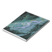 ブルータービュランスアクリル抽象芸術アート ノートパッド (回転)