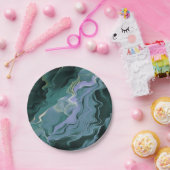 ブルータービュランスアクリル抽象芸術アート ペーパープレート (パーティー)