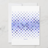 ブルーダイアモンズフォト招待状 招待状 (裏面)