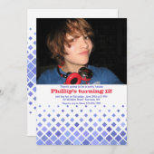 ブルーダイアモンズフォト招待状 招待状 (正面/裏面)