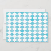 ブルーダイアモンドアリスinワンダーランド誕生日 招待状 (裏面)