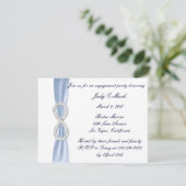 ブルーダイアモンドインフィニティ婚約パーティ招待状 招待状 (スタンド正面)