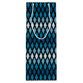 ブルーダイアモンドモノグラグラデーションム ワインギフトバッグ (裏面)