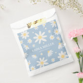 ブルーダイジーフラワーギフトバッグ フェイバーバッグ (封をした状態)