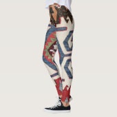 ブルーダイヤモンドアローコンヤ// 19世紀 レギンス (左)