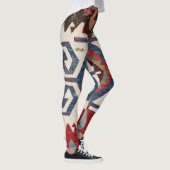 ブルーダイヤモンドアローコンヤ// 19世紀 レギンス (右)