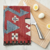 ブルーダイヤモンドアロー紺屋II 19世紀オーセンティック キッチンタオル (四つ折り)