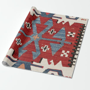 ブルーダイヤモンドアロー紺屋II 19世紀オーセンティック ラッピングペーパー