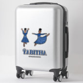 ブルーダイヤモンドダンサー#1 シール (スーツケース)