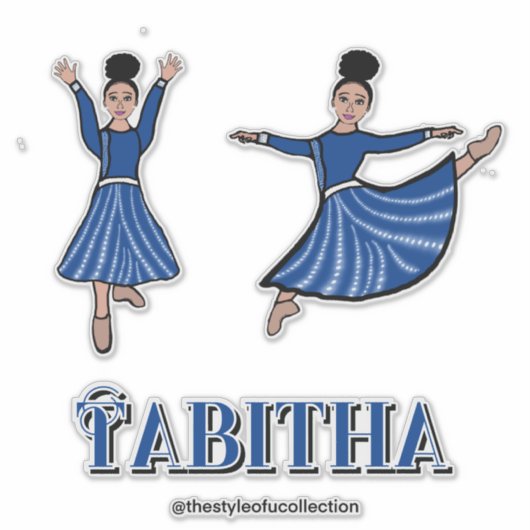 ブルーダイヤモンドダンサー#2 シール (正面)