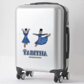 ブルーダイヤモンドダンサー#2 シール (スーツケース)