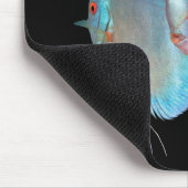 ブルーダイヤモンドディスカスフィッシュNo.01 マウスパッド (コーナー)