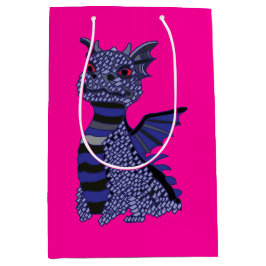 ブルーダイヤモンドドラゴン ミディアムペーパーバッグ