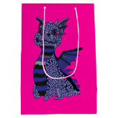 ブルーダイヤモンドドラゴン ミディアムペーパーバッグ (裏面)