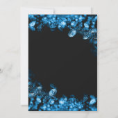 ブルーダイヤモンドバースデーパーティー招待状 招待状 (裏面)