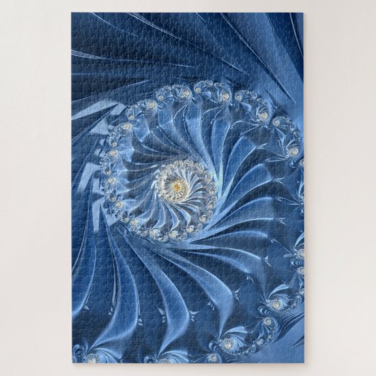 ブルーダイヤモンドパズル ジグソーパズル (縦)