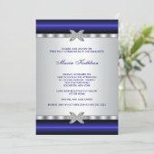 ブルーダイヤモンドホワイトガールズファースト聖餐式 招待状 (スタンド正面)