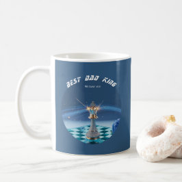 ブルーダイヤモンドメタリックキングチェス父の日 コーヒーマグカップ