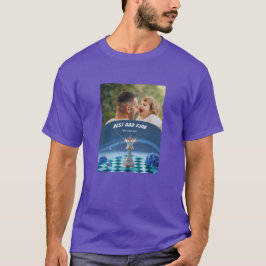 ブルーダイヤモンドメタリックキングチェス父の日  Tシャツ
