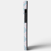 ブルーダイヤモンド幾何学模様 Case-Mate iPhoneケース (裏面 / 左)