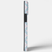 ブルーダイヤモンド幾何学模様 Case-Mate iPhoneケース (裏面 / 右)