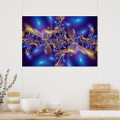 ブルーダイヤモンド ポスター (キッチン)