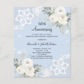 ブルーダイヤ結婚ズ60周年の招待状 (正面)