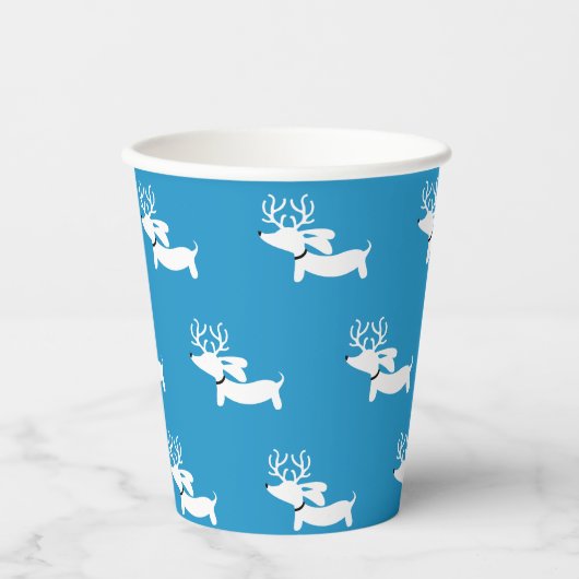 ブルーダシュントをテーマにしたクリスマスパーティー 紙コップ (正面)