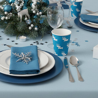ブルーダシュントをテーマにしたクリスマスパーティー 紙コップ