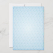 ブルーダックベビーシャワー招待状 招待状 (裏面)