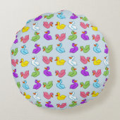 ブルーダックラウンドピロー ラウンドクッション (裏面)