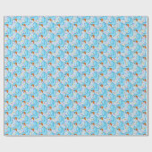 ブルーダックラッピング紙 ラッピングペーパー (フラット)