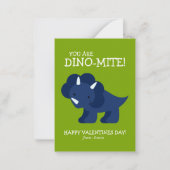 ブルーダノキッズスクールバレンタイン ノートカード (正面)