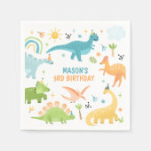 ブルーダノバースデーパーティー スタンダードカクテルナプキン (正面)