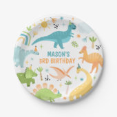 ブルーダノバースデーパーティー ペーパープレート (正面)